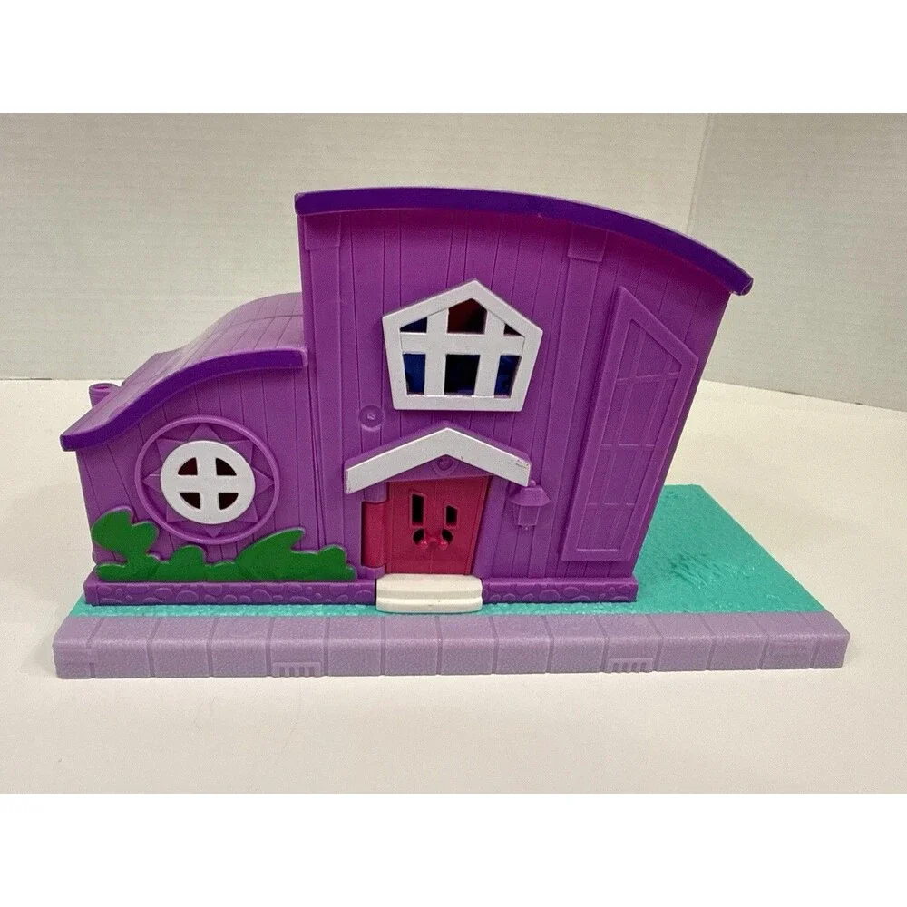 2018 Polly Pocket Pollyville House Playset Mattel Lot w/ Furniture Accessories